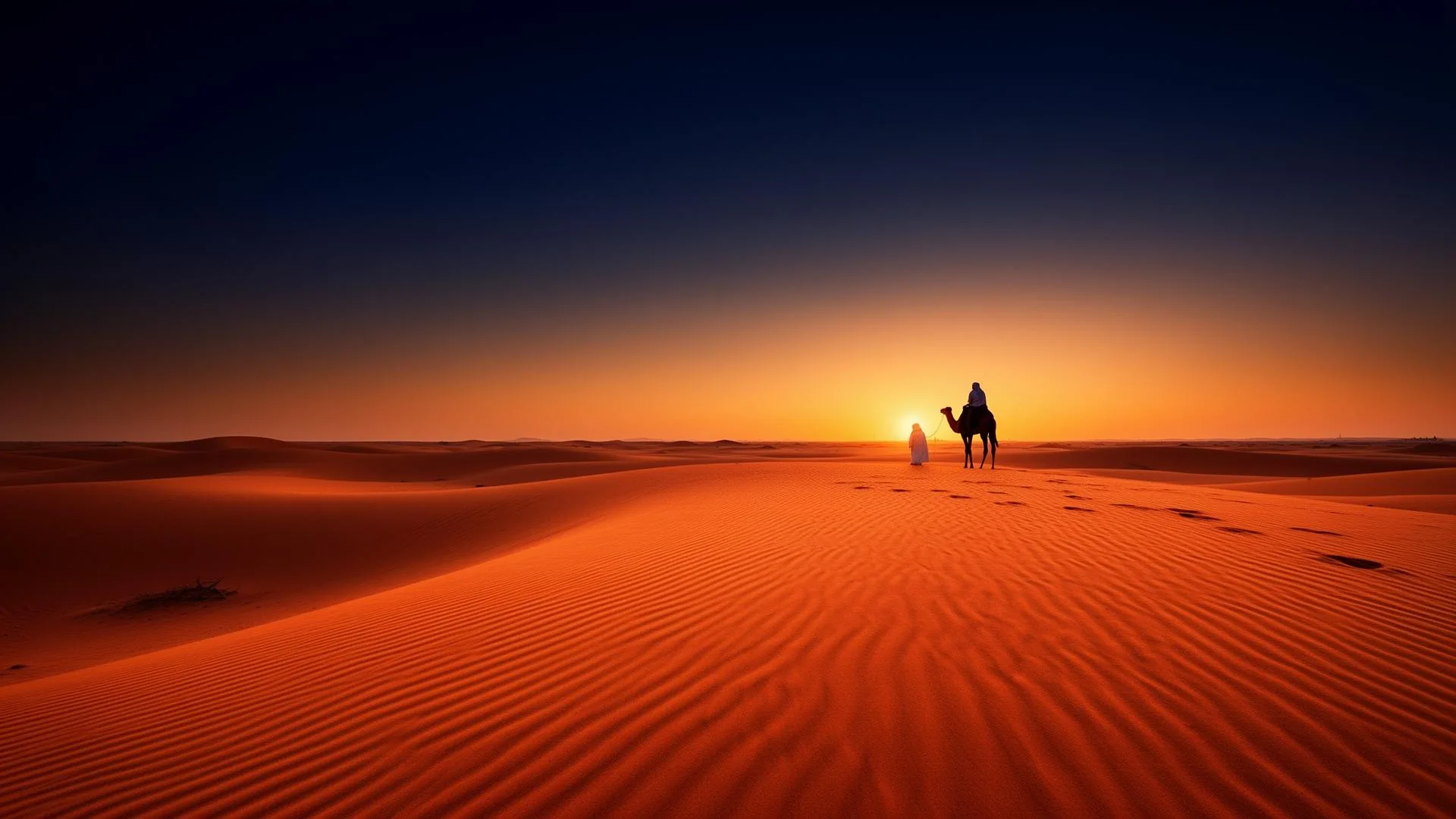 Dubai Desert Safari — BashDubai Dubai desert safari sunset over red dunes — BashDubai dune bashing tours